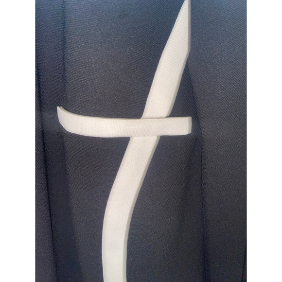 Women's Kasper Black & White Blazer Jacket 16W - Picture 6 of 8